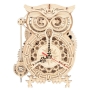 3D konstruktorius Owl Clock