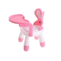 Kėdutė su staliuku Bunny Pink