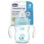 Chicco Transition mokomasis puodelsi 4 mėn+ , 200 ml.