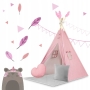 Tipi palapinė su prailgintu kilimėliu Pink Heart