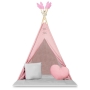 Tipi palapinė su prailgintu kilimėliu Pink Heart