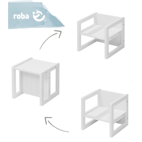 Vaikiška apverčiama kėdutė - staliukas Roba